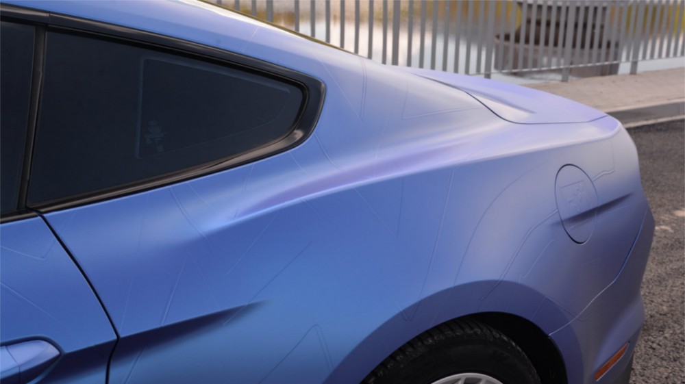 Oklejanie Ford Mustang GT - folia satynowa z palety firmy 3M