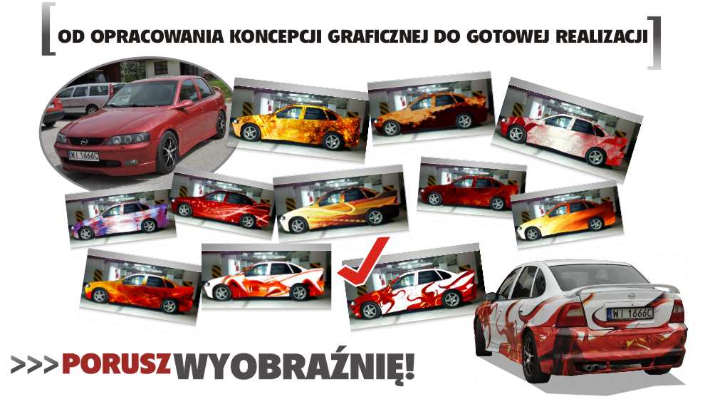 ca�o�ciowe foliowania auta foli� opel vectra