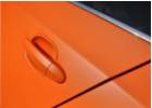 Oklejanie samochodw BMW 5 E60 pomaraczowy mat + carbon 3M