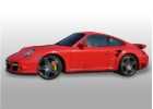 Oklejanie samochodw Porsche Turbo - czerwony poysk
