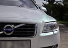 Oklejanie samochodw Volvo S80 biaa pera variochrome