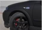 Oklejanie samochodw Opel Astra Bertone czarny mat - oklejanie foli