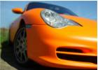 Oklejanie samochodw Porsche Carrera pomaraczowy mat