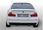 Oklejanie samochodw BMW M3 - kolor biay mat + elementy czarny mat