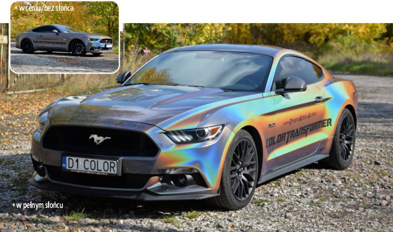 3M 1080 FLIP GLOSS PSYCHEDELIC ford mustang GT oklejony foli