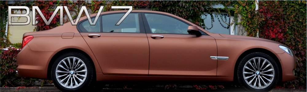 oklejanie auta BMW 7 oklejone foli w kolorze Aztec Bronze / Arlon