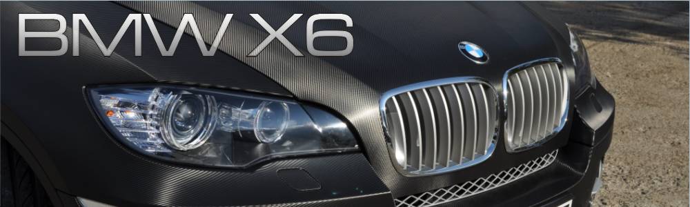 oklejanie auta BMW X6 Carbon 3M - oklejanie carbonem 3M caego auta