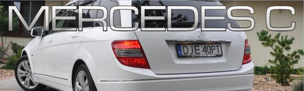 oklejanie samochodw Mercedes C Kombi biay poysk - zmie kolor auta