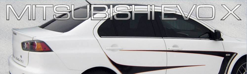 oklejanie auta Mitsubishi Lancer Evolution X biay mat + elementy carbon 3M
