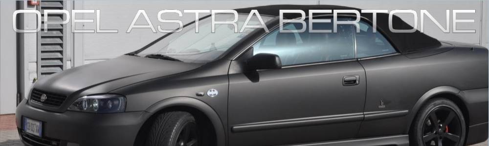 oklejanie samochodw Opel Astra Bertone czarny mat - oklejanie foli