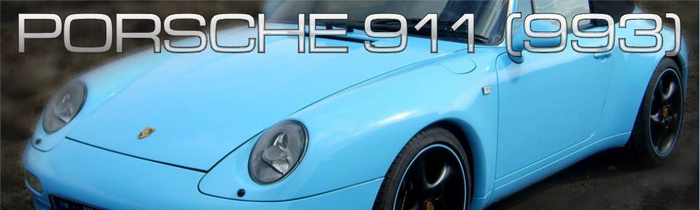 oklejanie samochodów Porsche 911 (993) cabrio jasno