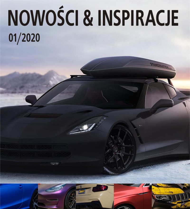 przykadowe kolory oklejonych aut - inspiracje ze wiata car-wrappingu