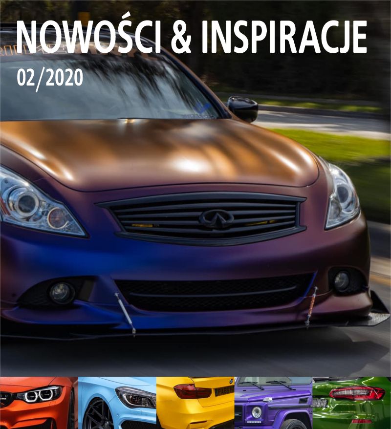 przykadowe kolory oklejonych aut - inspiracje ze wiata car-wrappingu