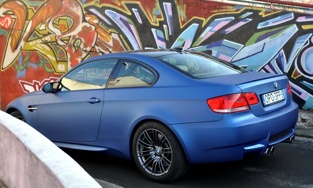 Zmiana koloru samochodu BMW M3