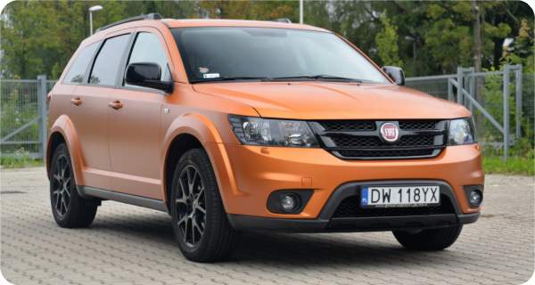 Zmiana koloru samochodu Fiat Freemont w kolorze Satin Canyon Copper 1080-S344 z palety 3M