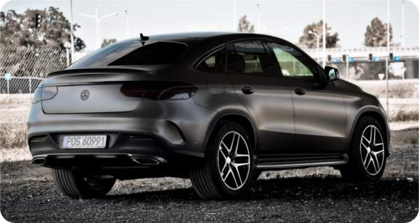 Zmiana koloru samochodu MERCEDES GLE w kolorze Satin Dark Grey z palety 3M-1080 S261