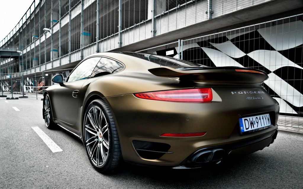 Zmiana koloru auta Porsche 911 Turbo S