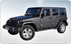 oklejanie samochodw Jeep Wrangler czarny mat