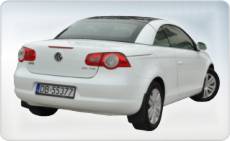 zmiana koloru auta cena, VW EOS, biały połysk