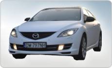 oklejanie samochodw Mazda 6 biay mat, zmiana koloru