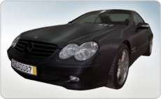 oklejanie foli carbonow, Mercedes SL AMG, carbon 3M