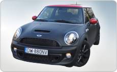 oklejanie samochodw Mini Cooper S czarny mat