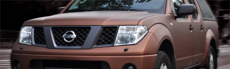 oklejanie samochodu Nissan Navara Aztec Bronze Matte Metallic SOTT, zmiana koloru