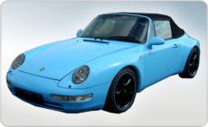 oklejanie samochodów Porsche 993 niebieskie