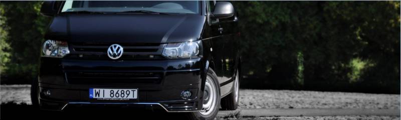 oklejanie samochodu VW T5 foli czarny metalik z palety 3M