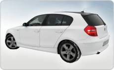 Zmieniamy kolory pojazdów - BMW 118D biały mat - oklejanie samochodów Łódź