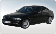 Kultowe BMW E46 foliowanie w kolorze czarny mat