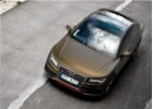 Oklejanie samochodów Audi A7 oklejone folią z limitowanej palety PWF Matt Bond Gold by Bruxsafol 