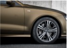 Oklejanie samochodów Audi A7 oklejone folią z limitowanej palety PWF Matt Bond Gold by Bruxsafol 