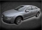 Oklejanie samochodów Audi A8 biała perła variochrome