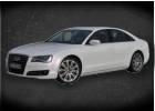 Oklejanie samochodów Audi A8 biała perła variochrome