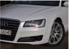 Oklejanie samochodów Audi A8 biała perła variochrome