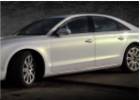 Oklejanie samochodów Audi A8 biała perła variochrome