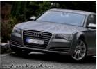 Oklejanie samochodw Audi A8 oklejony foli w kolorze Dark Grey Matte Metallic z palety firmy 3M