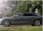 Oklejanie samochodw Audi A8 oklejony foli w kolorze Dark Grey Matte Metallic z palety firmy 3M