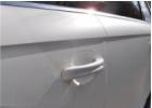 Oklejanie samochodw Audi Q7 biay mat + oklejanie carbonem dachu, lusterek i detali