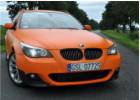 Oklejanie samochodw BMW 5 E61 pomaraczowy mat