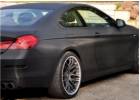 Oklejanie samochodw Oklejanie caego samochodu BMW 6 foli carbonow firmy 3M