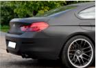 Oklejanie samochodw Oklejanie caego samochodu BMW 6 foli carbonow firmy 3M