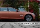 Oklejanie samochodw BMW 7 oklejone foli w kolorze Aztec Bronze / Arlon