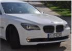 Oklejanie samochodw BMW 7 biay poysk - oklejanie foli nadwozia