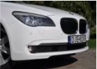 Oklejanie samochodw BMW 7 biay poysk - oklejanie foli nadwozia