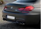 Oklejanie samochodw BMW M6 oklejony foli w kolorze Diamond Black Matte z palety PWF Platinum Wrapping Film