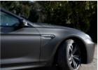 Oklejanie samochodw BMW M6 oklejony foli w kolorze Diamond Black Matte z palety PWF Platinum Wrapping Film