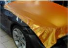 Oklejanie samochod�w BMW 330 oklejony foli� PWF Platinum Wrapping Film by Bruxsafol w kolorze Matt Sunrise Metallic PWF