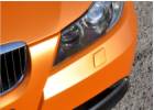 Oklejanie samochod�w BMW 330 oklejony foli� PWF Platinum Wrapping Film by Bruxsafol w kolorze Matt Sunrise Metallic PWF